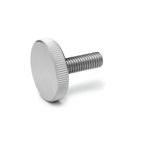 DIN653-M10-20-NI Flat Knurled Thumb Screw